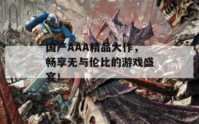 国产AAA精品大作，畅享无与伦比的游戏盛宴！