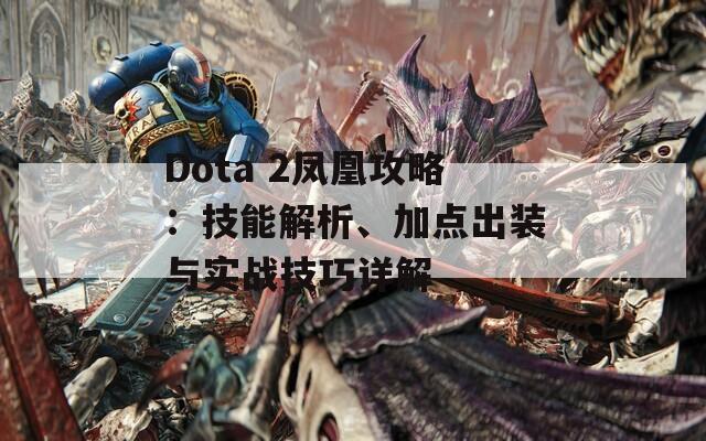 Dota 2凤凰攻略：技能解析、加点出装与实战技巧详解  第1张