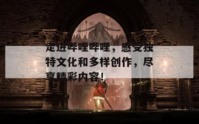 走进哔哩哔哩，感受独特文化和多样创作，尽享精彩内容！