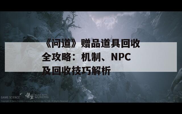 《问道》赠品道具回收全攻略：机制、NPC及回收技巧解析